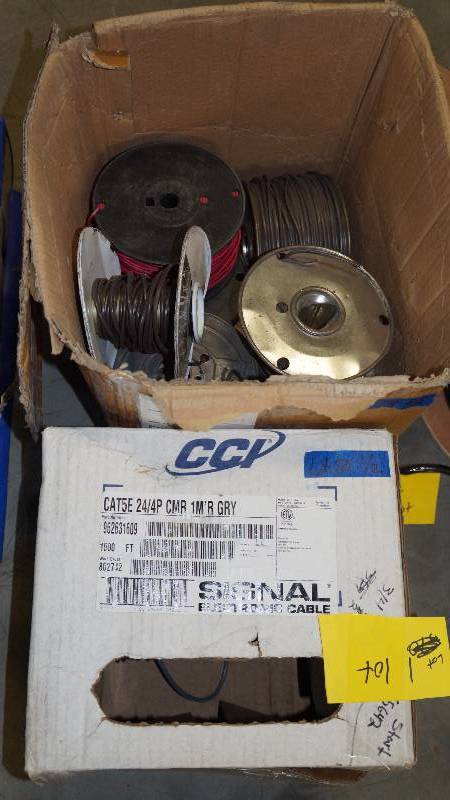 lot 571 image: Lot of Mixed Thermostat & Solid Wire