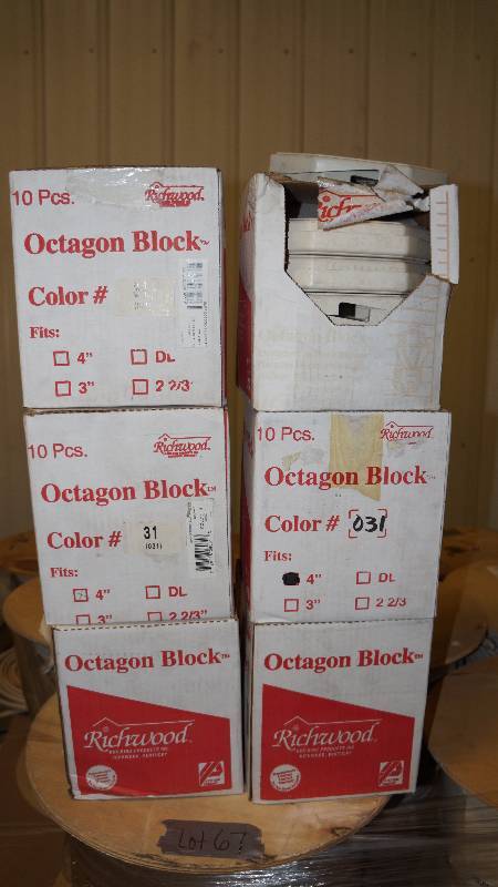 lot 358 image: Richwood 4 Octagon Blocks Color #31