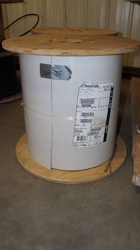 lot 35 image: NEW 500 General Cable STABILOY 6 AWG-3 6 AWG-1 SER AA-8030 AL 600V XHHW-2 Type SE Style R Cable