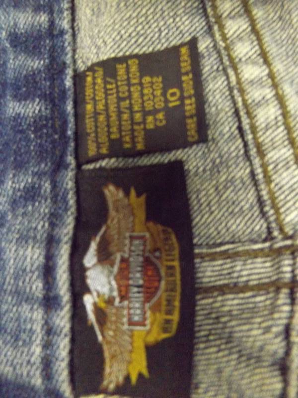 Womens Harley Davidson Jeans and Camo Purse
