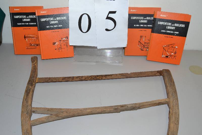 lot 5 image: saw & books