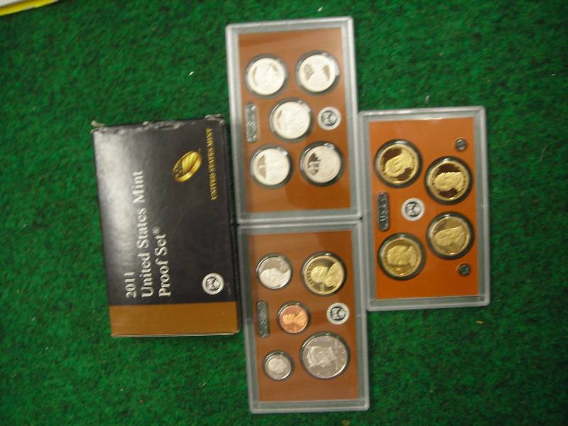 2011 US Proof Set With State Quarters & Presidential Dollars