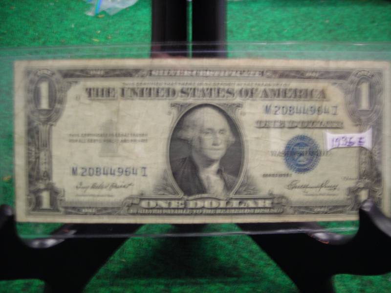 US $1 Silver Certificate Series 1935 E