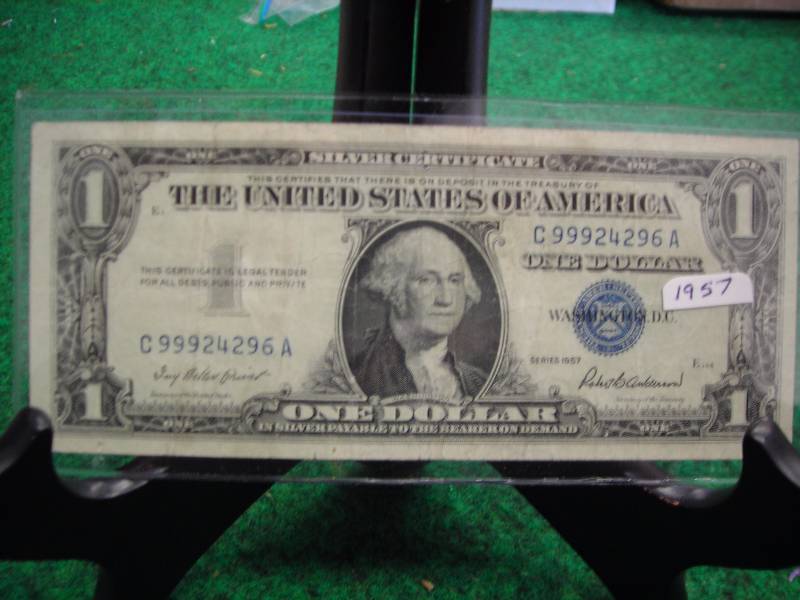 US $1 Silver Certificate Series 1957
