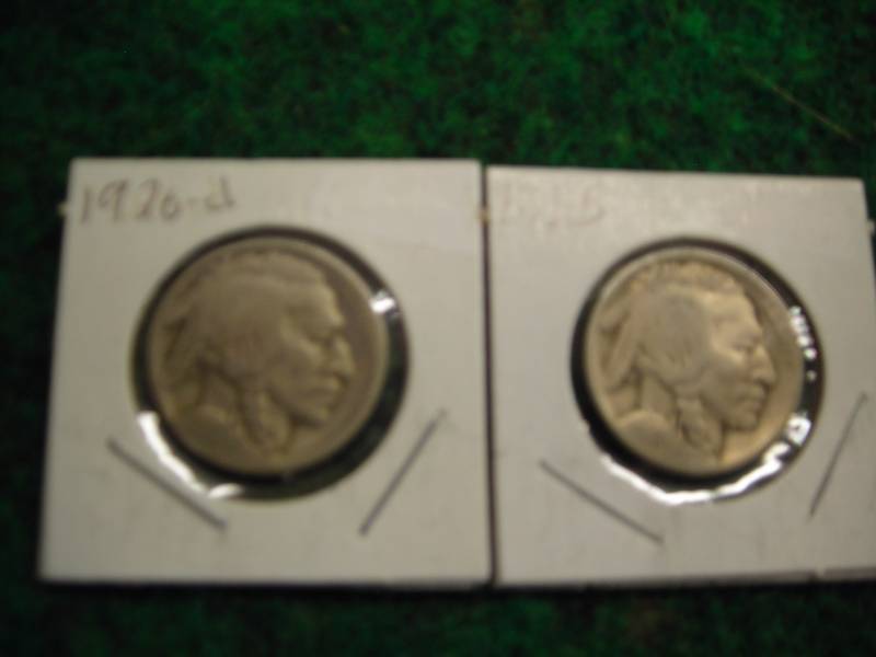1925, 1926 D Buffalo Nickels