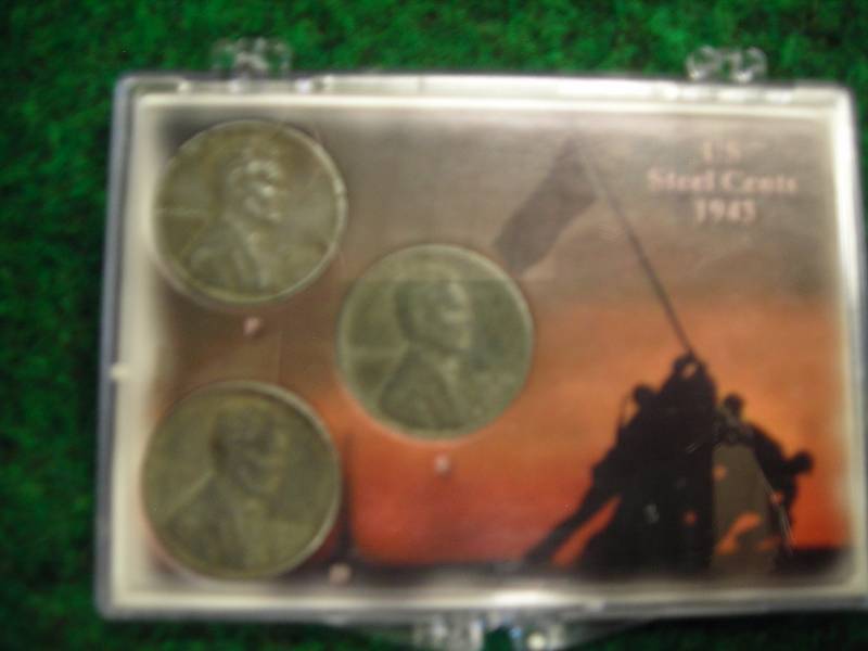 1943 US Steel Cent Set P D S