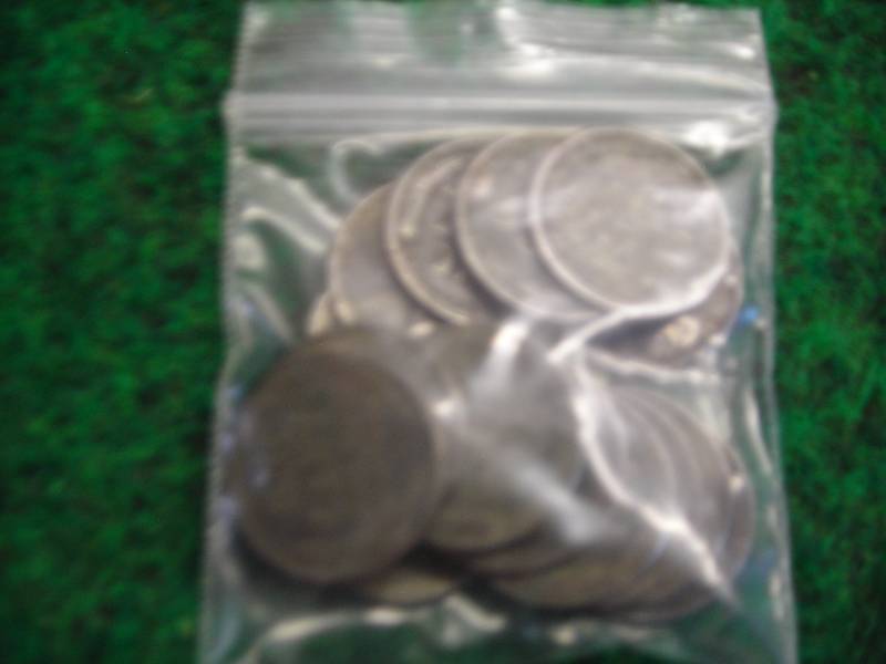 Bag Lot Of 15 Steel Cents