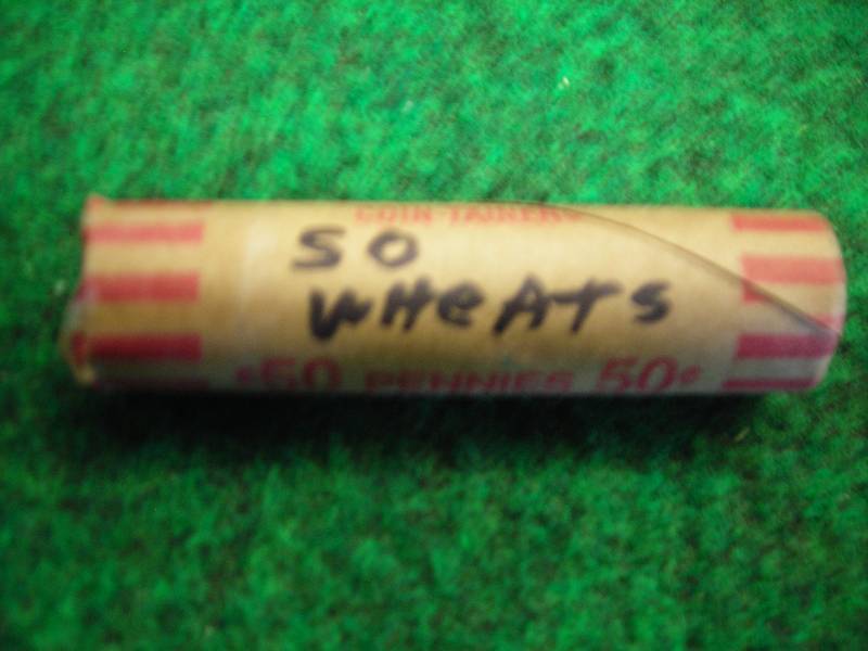 Roll Of Lincoln Wheats 50