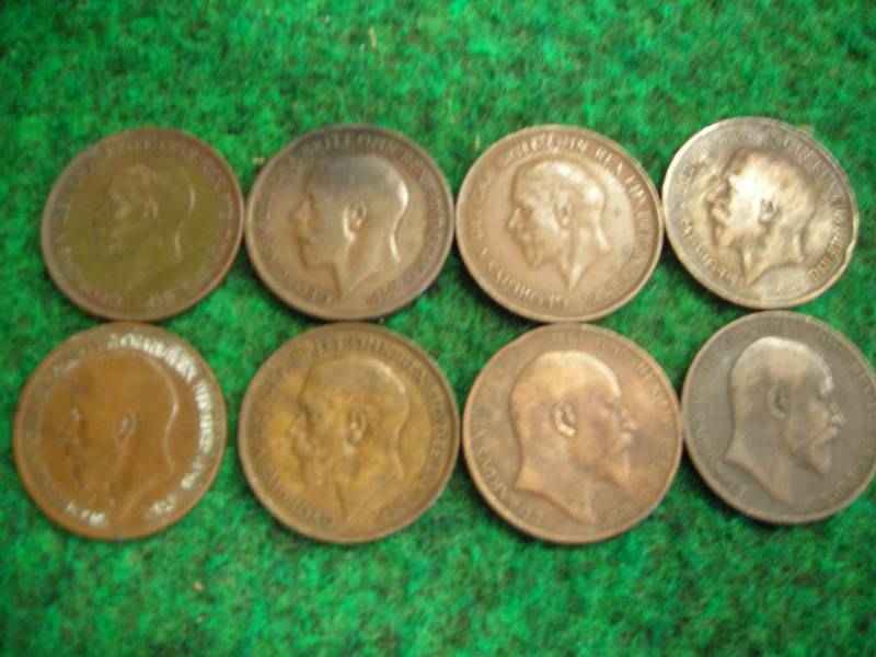 8- British Large Cents 1903-1904