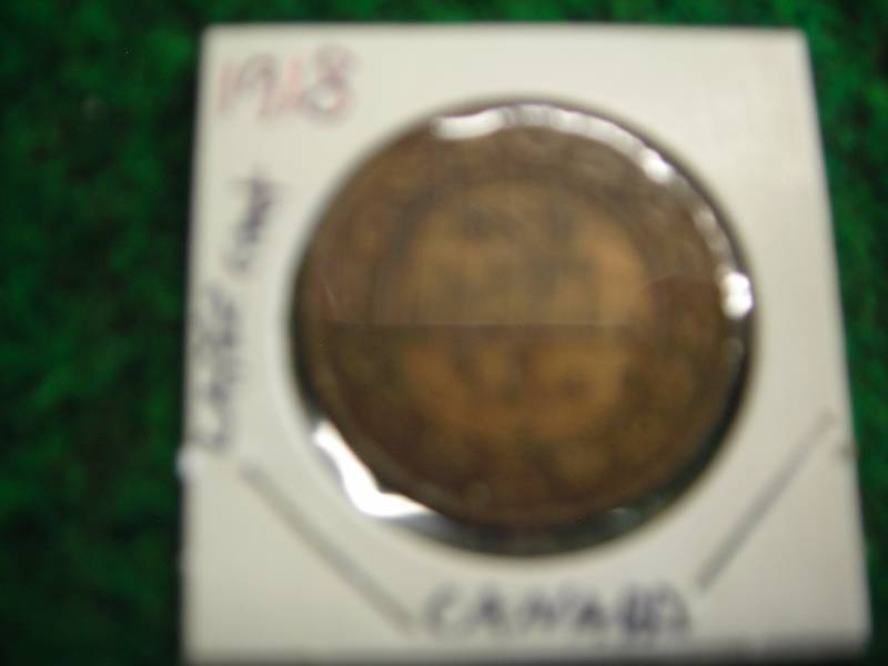 1918 Canadian Large Cent