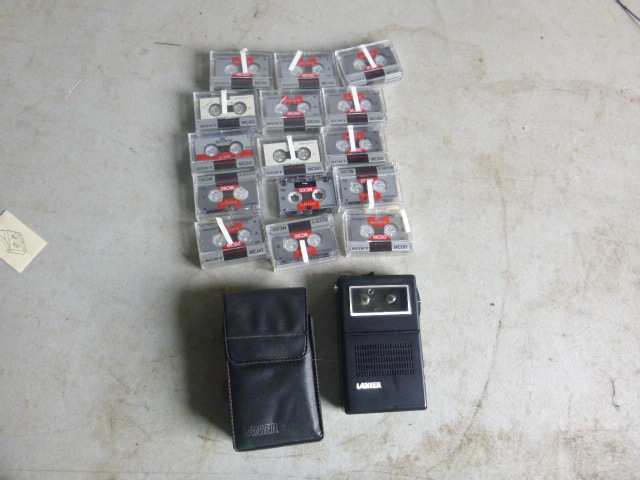 Lanier Mini Cassette Recorder