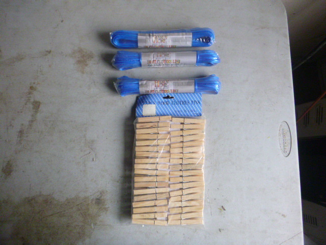 3 Spools of Clotheslines