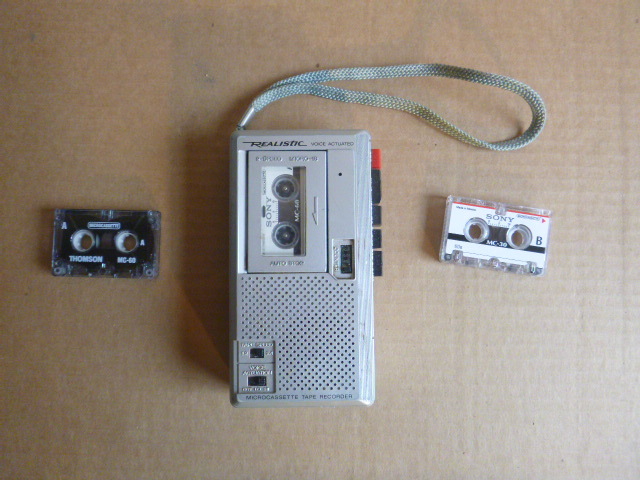 Realistic Microcassette Tape Recorder