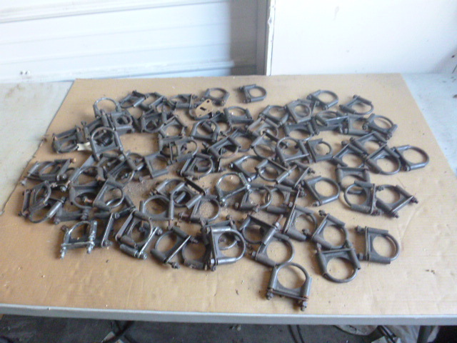 Lot of Muffler Clamps