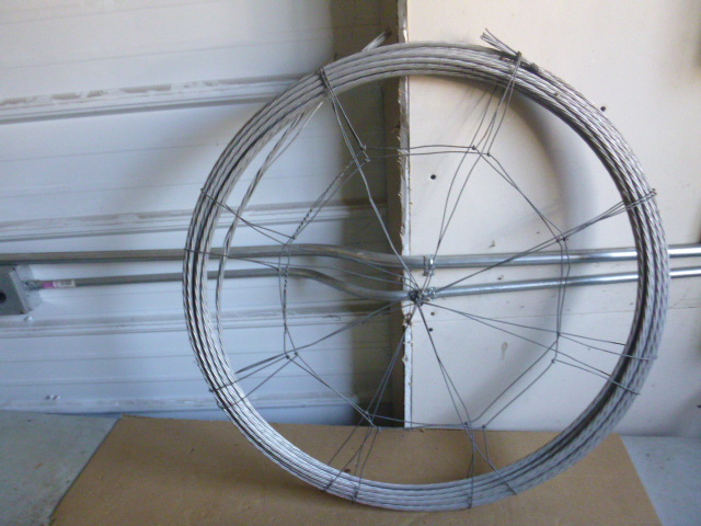 Roll of Steel Cable.