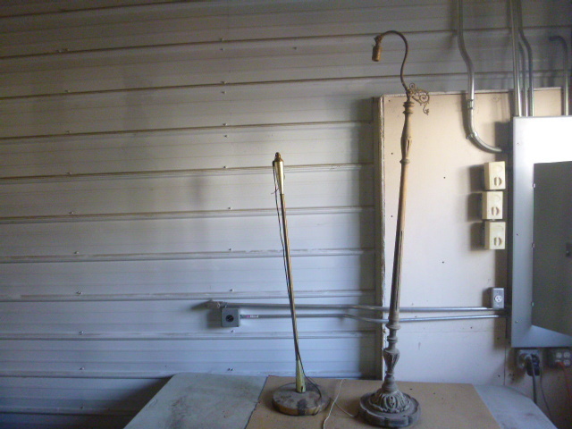 2 Vintage Floor Lamps