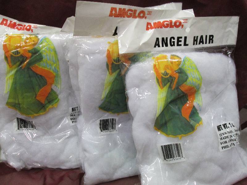 christmas   5 bags of Angel Hair...