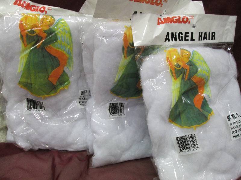 christmas   5 bags of Angel Hair...