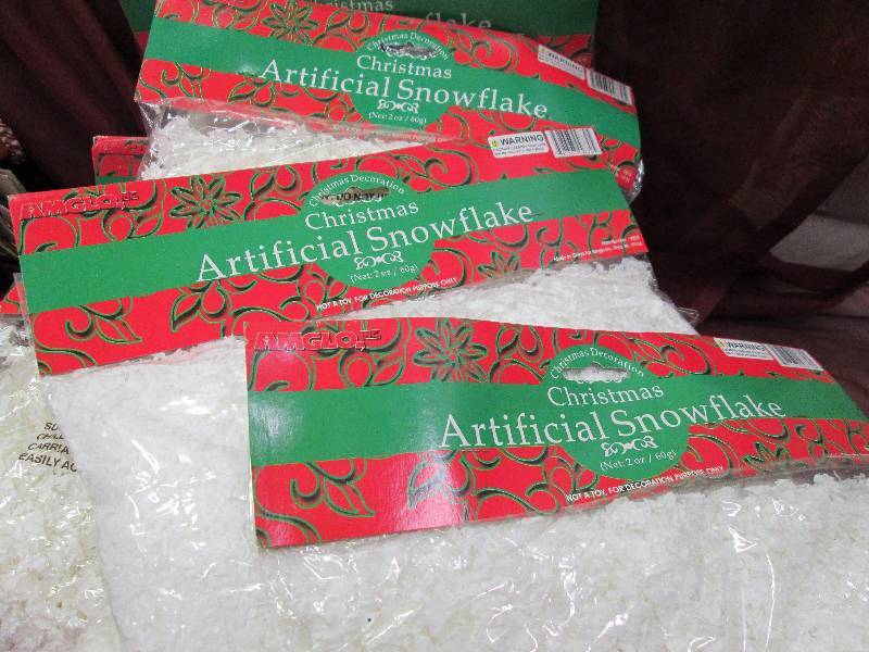 8 bags Artificial Snowflakes...