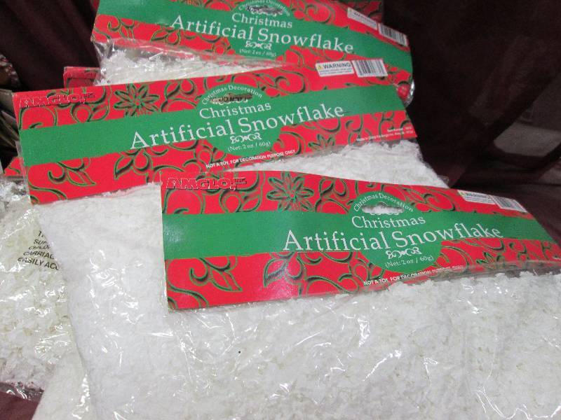Christmas  9 bags Artificial Snowfl...