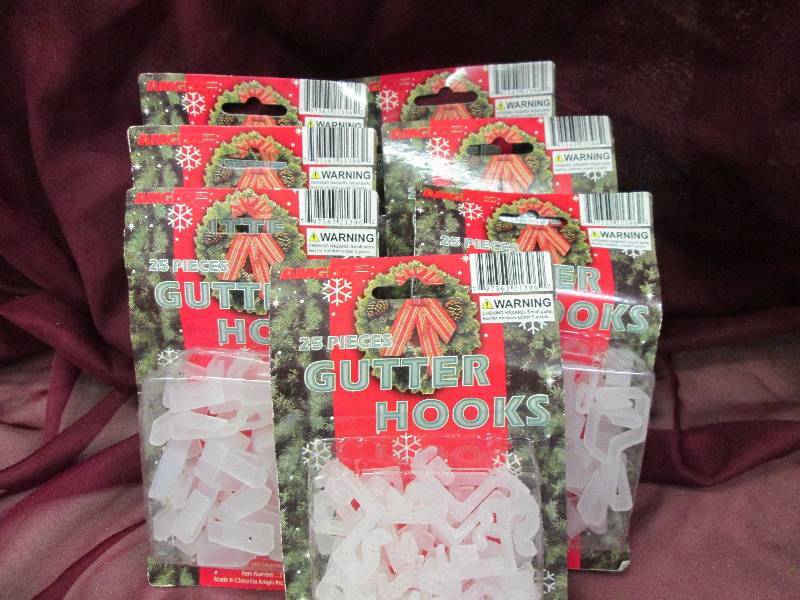 Lot of 7 packages Gutter Hooks  tot...