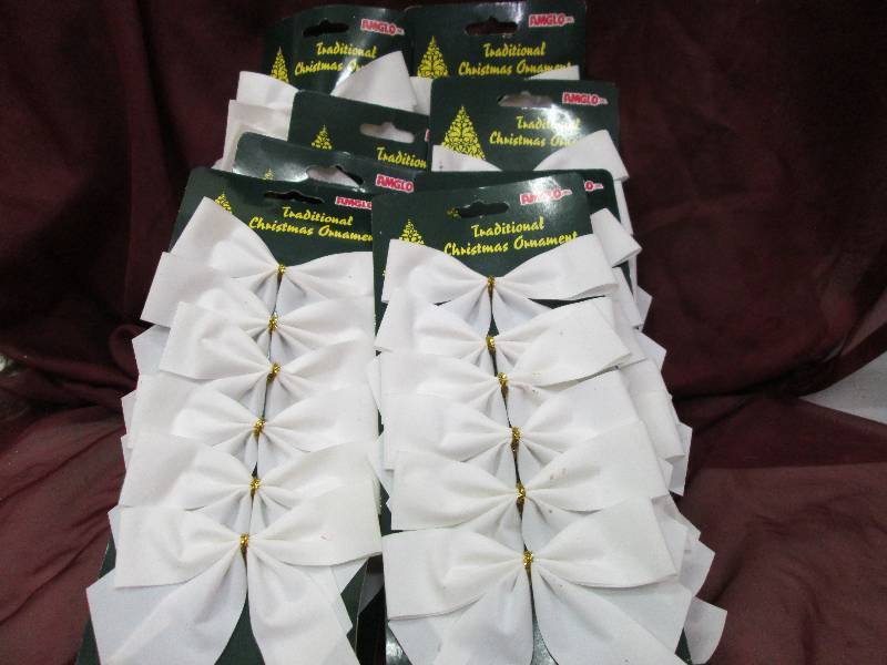 Christmas  Lot of 40 White Velvet ...