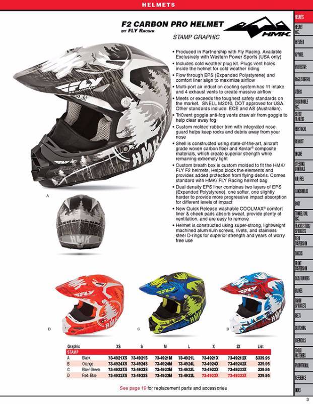 FLY Racing HMK F2 Carbon Helmet