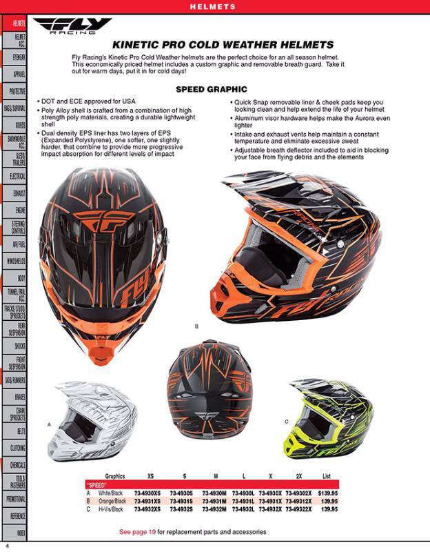 FLY Racing Kinetic Pro Cold Helmet