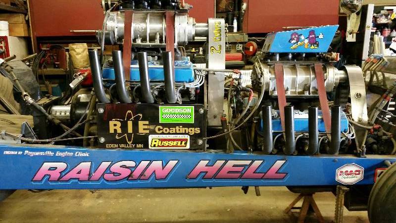 lot 2 image: Modified Tractor RAISEN HELL