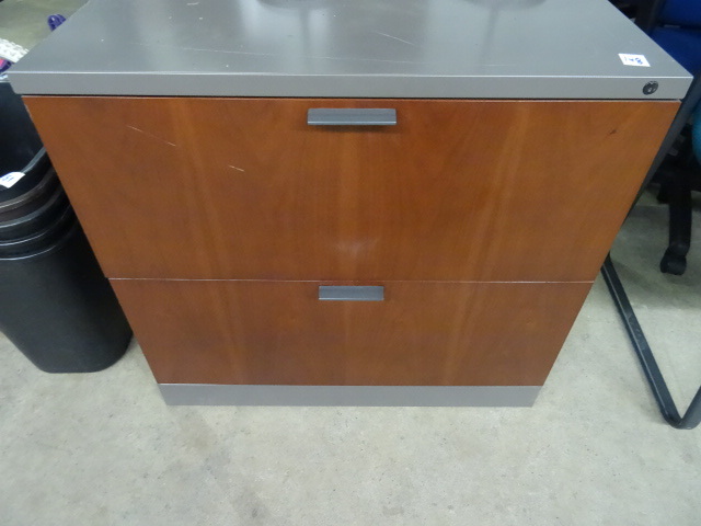 30 Metal 2 Drawer Lateral File