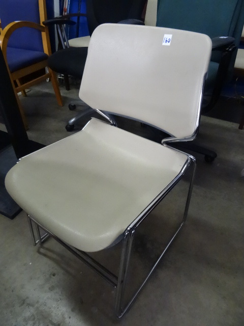 2 Metal Framed Side Chairs