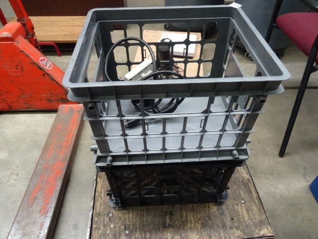 2 Plastic Storage Totes
