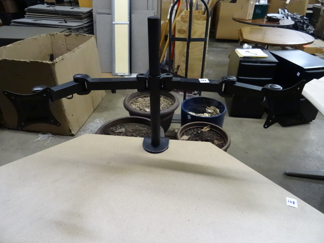Desk Mount Double Monitor Stand
