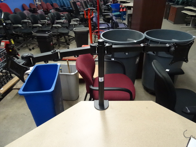 Desk Mount Double Monitor Stand