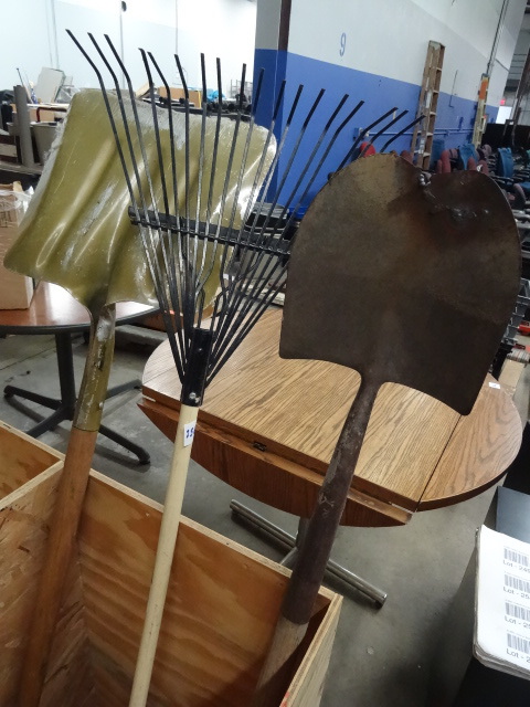 2 Shovels and a Lawn Rake