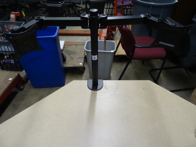 Desk Mount Double Monitor Stand