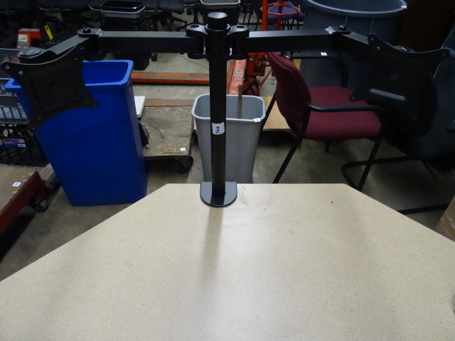 Desk Mount Double Monitor Stand