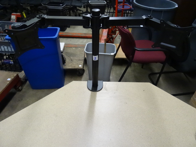 Desk Mount Double Monitor Stand