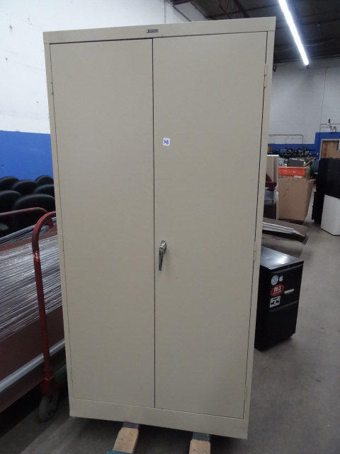 2 Door Metal Cabinet 3 Shelves