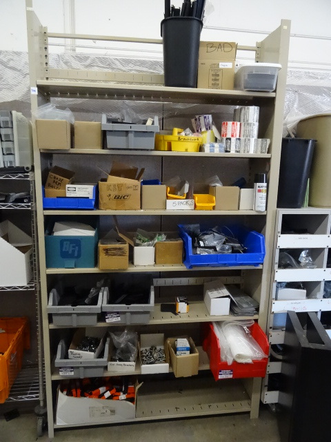 Metal Shelving Unit 49 X 12 X 89