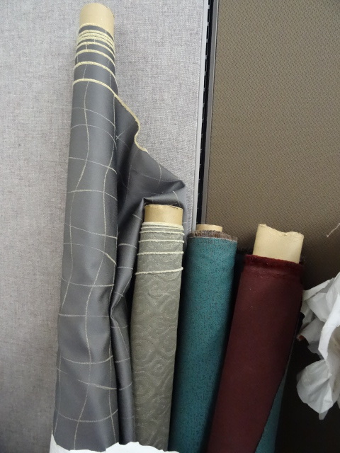 4 Partial Rolls of Designer Fabric