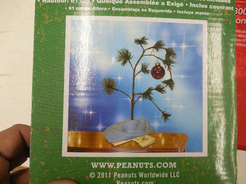 lot 91 image: Charlie Brown Christmas Tree