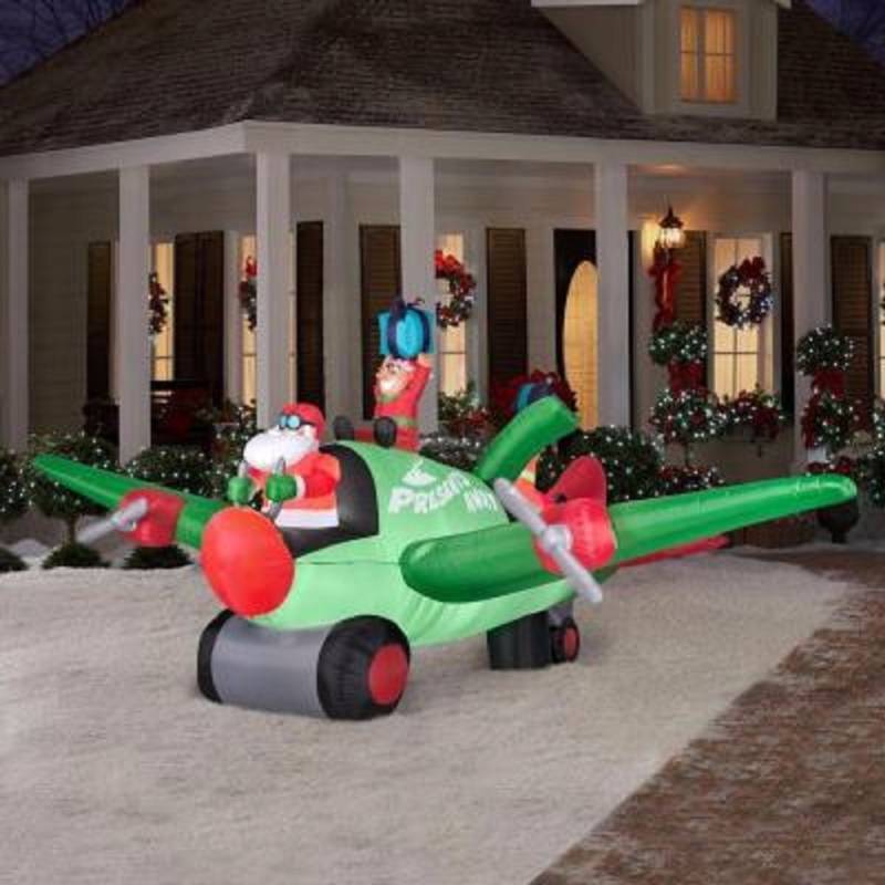 CHRISTMAS INFLATABLE GIGANTIC 16 FT WIDE X 6.5 FT TALL 