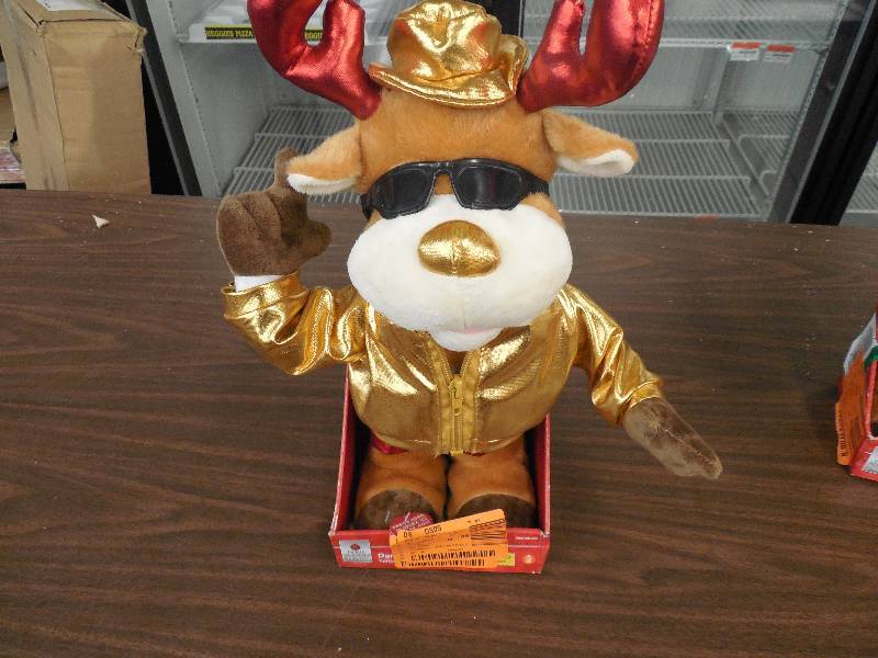lot 73 image: HOME ACCENTS DANCING REINDEER
