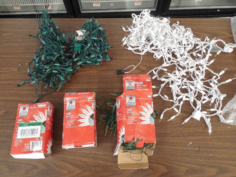 lot 92 image: (5) Sets Of Christmas Lights