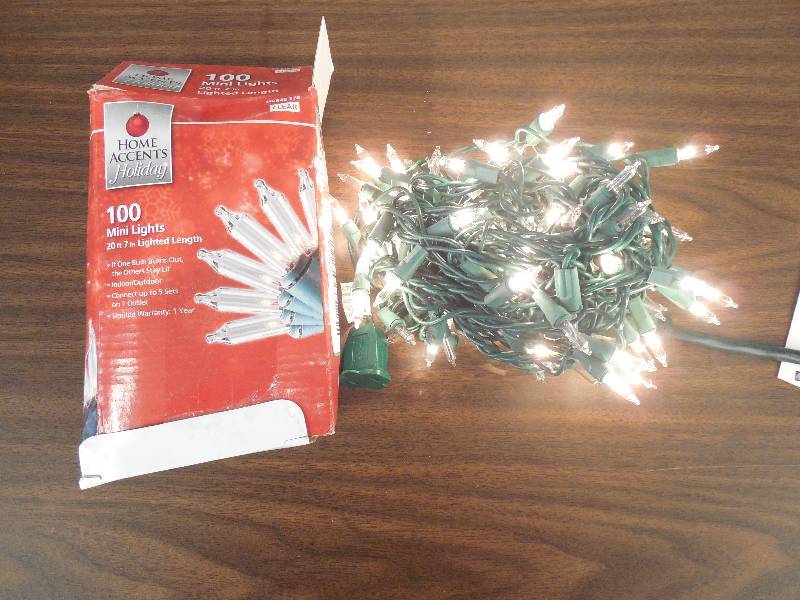 lot 3 image: 100 MINI LIGHTS 20 FEET 7 INCHES