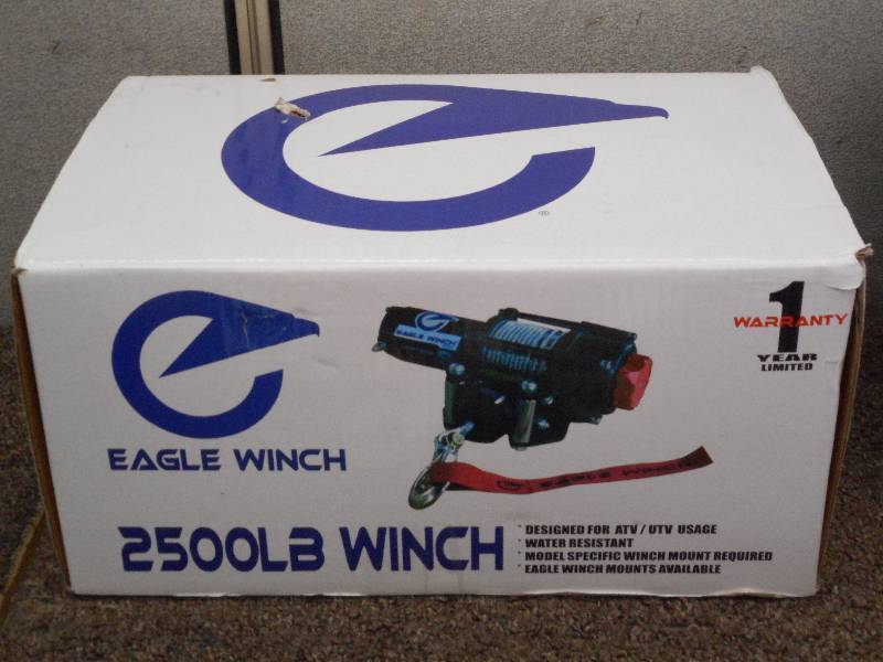 New-In-Box Eagle 2500# ATVUTV Winc...