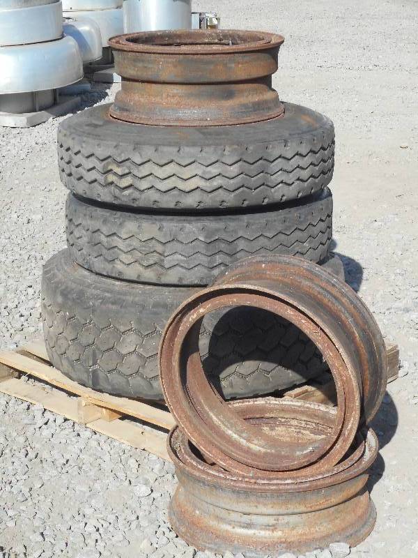 Lot Of (3) Steel Rims, (2) 2570R...