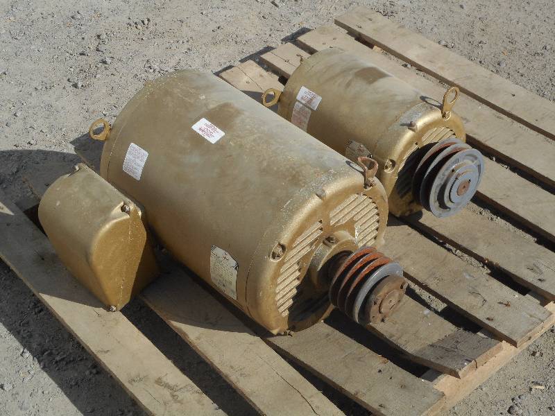 Lot Of (2) Baldor Super-E Industria...