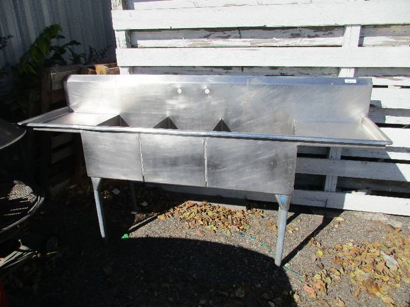 3 Bay Sink